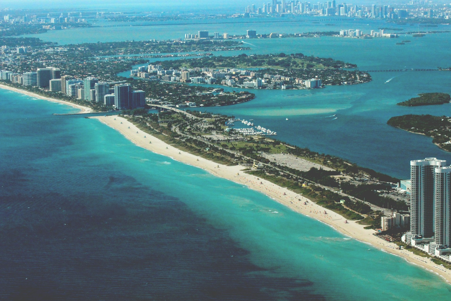 Aerial view of Miami-Dade during the day