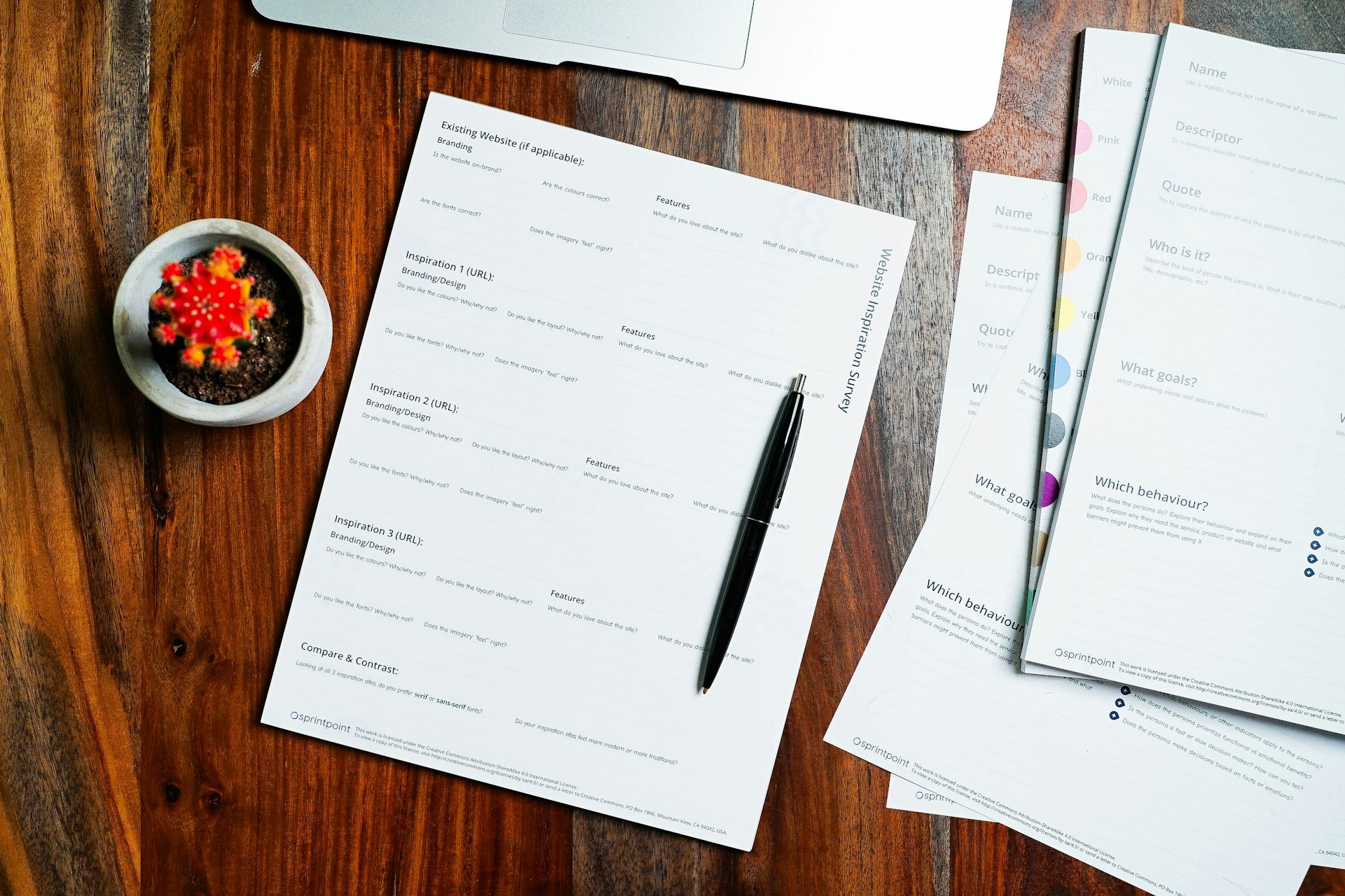Insurance claim paperwork on a table